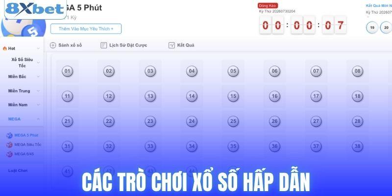 Các trò chơi xổ số hấp dẫn